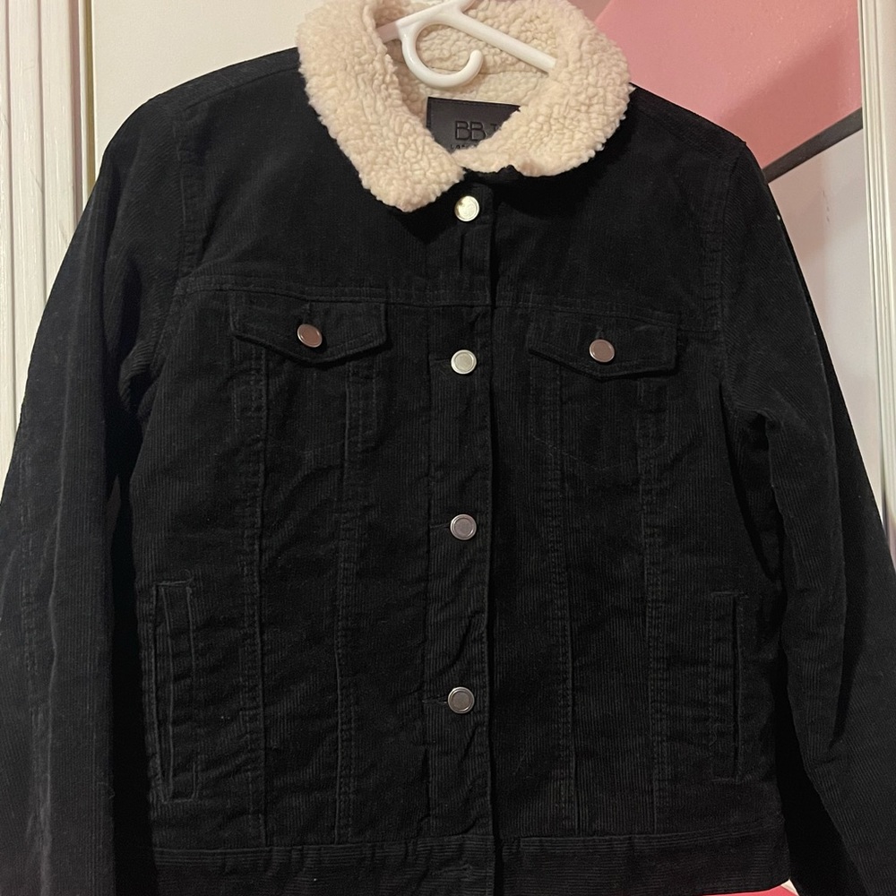 Corduroy black and white jacket